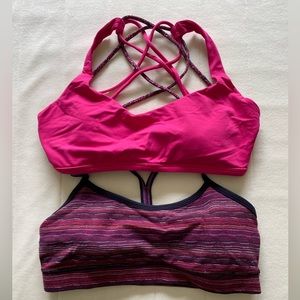 Lululemon Sports Bra Size 8 Two pack